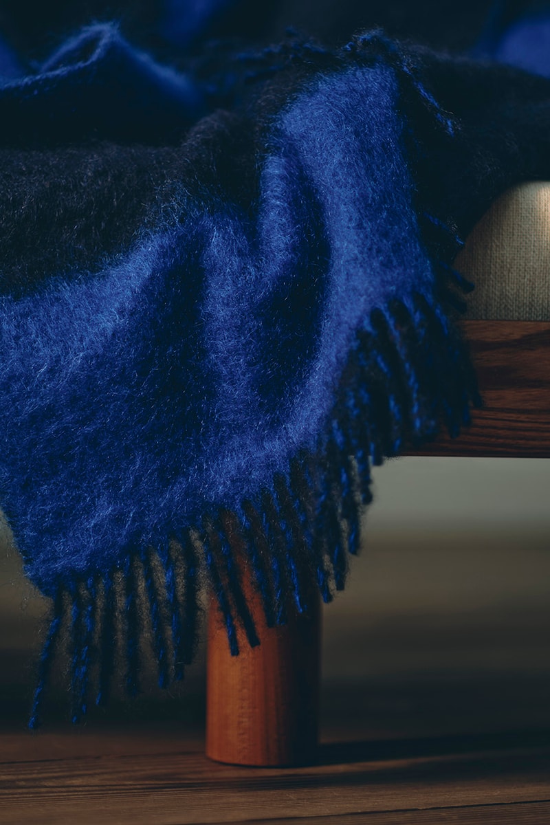 tekla fabrics copenhagen bedding sleepwear collection blankets mohair cashmere wool dressing gown robe release details