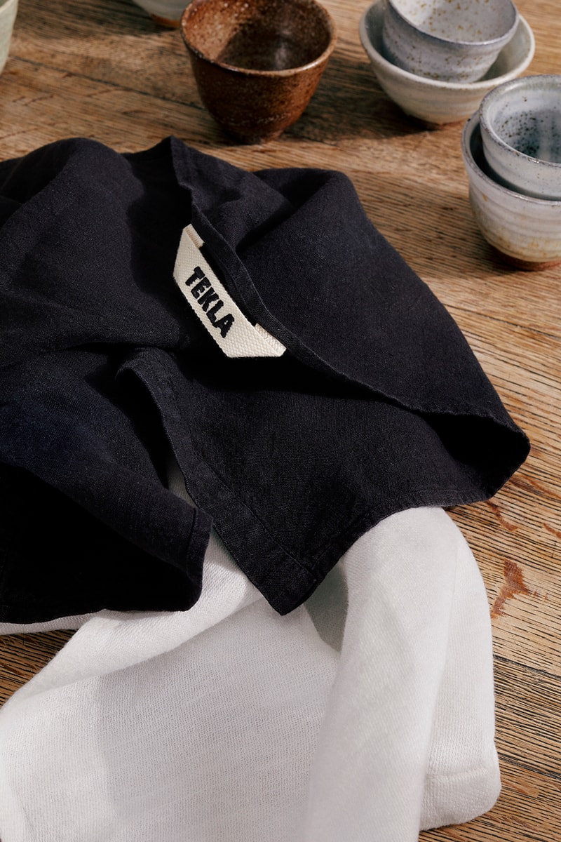 Tekla Kitchenware Homeware Collection Launch Release Information Drop Date Luxury Home Goods Textiles Products Dinner Range Copenhagen Denmark