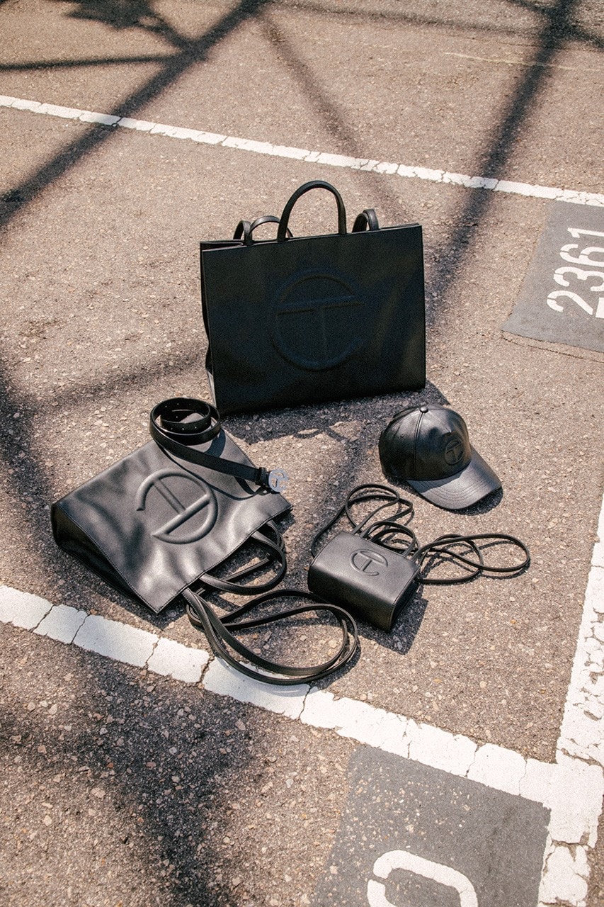 Telfar Medium Shopping Bag Black-1