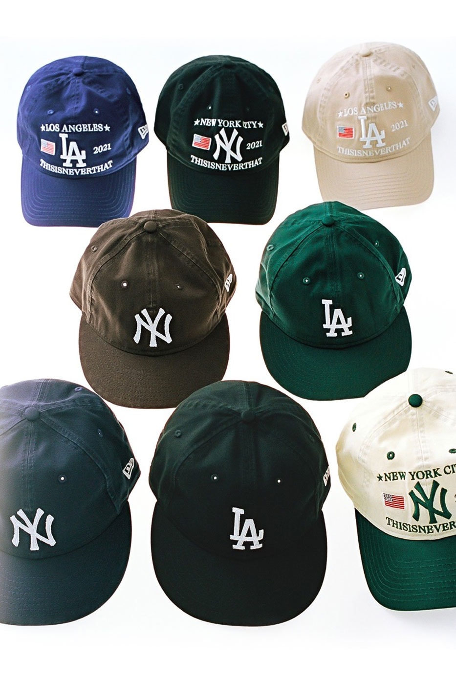 thisisneverthat new era cap hat headwear baseball cap bucket hat beanies panel caps matching apparel crew neck sweatshirt hoodies release info