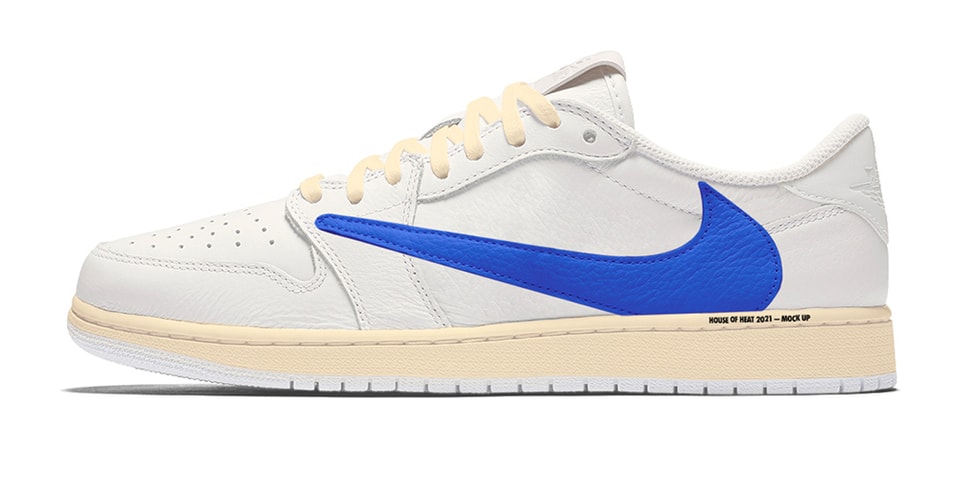 Travis Scott X Fragment Aj1 Low White Blue Sail First Look Hypebeast Travis Scott X Fragment Aj1 Low White Blue Sail First Look Hypebeast