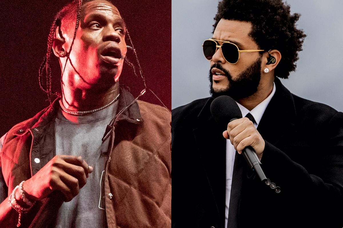 Travis Scott and The Weeknd Might Be Working on a New Collab Cashxo ycfu toronto xo records cactus jack nike rapper hip hop r&b rnb