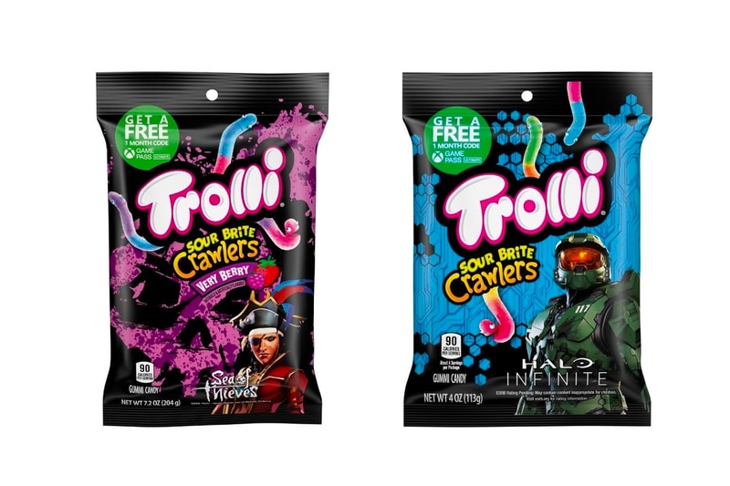 trolli gummi microsoft xbox series s custom limited edition games packaging game pass ultimate subscription sea of thieves halo infinite psychonauts destiny 2