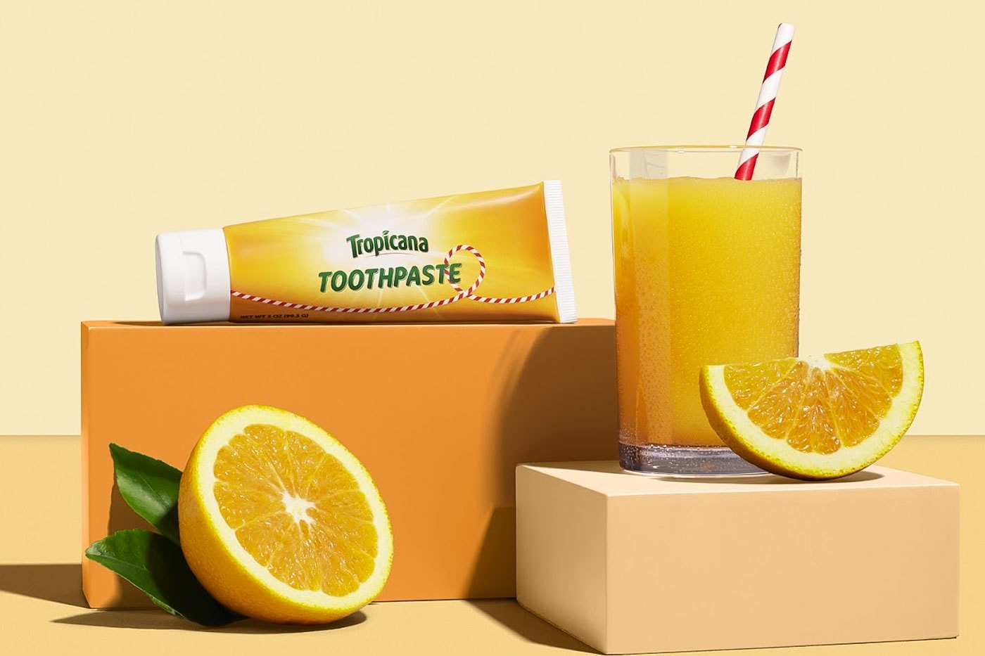 Tropicana Limited Edition Toothpaste Launch Orange Juice OJ 2021 Release