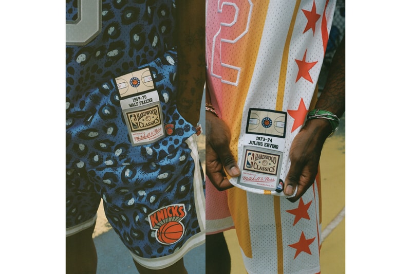 uninterrupted mitchell and ness collab collection release info walt clyde frazier julius dr. J erving larry bird more than an athlete personal story jersey shorts team t shirt cap 