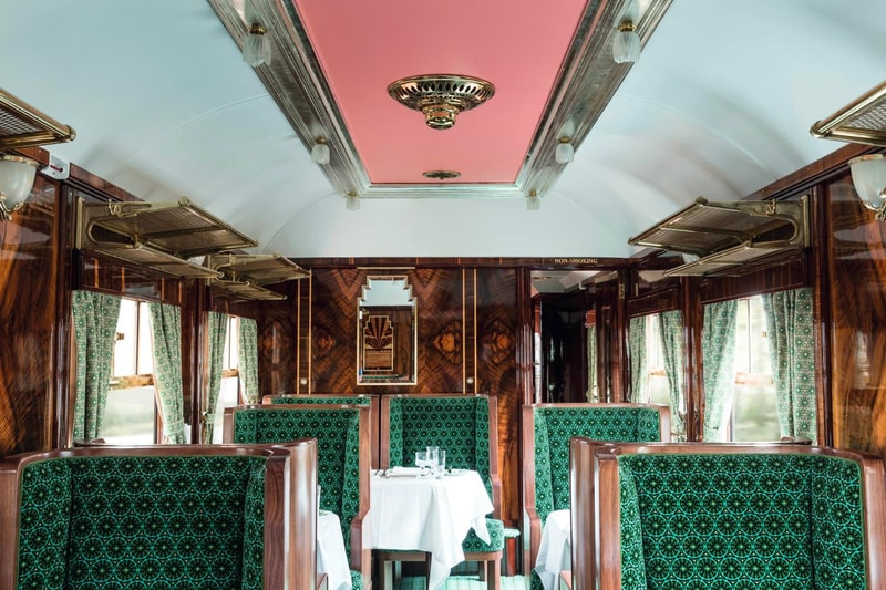 Wes Anderson 1950s British Pullman Train Carriage Luxury Travel Company Belmond 
