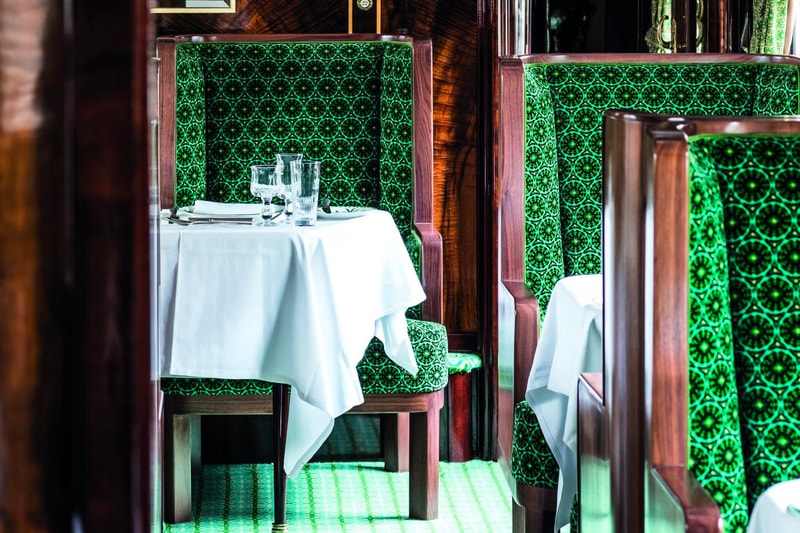 Wes Anderson 1950s British Pullman Train Carriage Luxury Travel Company Belmond 