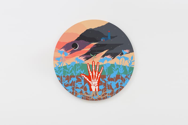 Woaw gallery Presents TEKNOLUST OBJECTOPHILIC FUTURES queens road central epochs replicants futurists singularity nik kosmas tattoo star map utopia dystopia cyberpunk exhibition art info