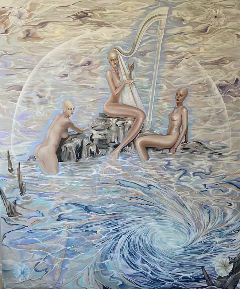 Woaw gallery Presents TEKNOLUST OBJECTOPHILIC FUTURES queens road central epochs replicants futurists singularity nik kosmas tattoo star map utopia dystopia cyberpunk exhibition art info