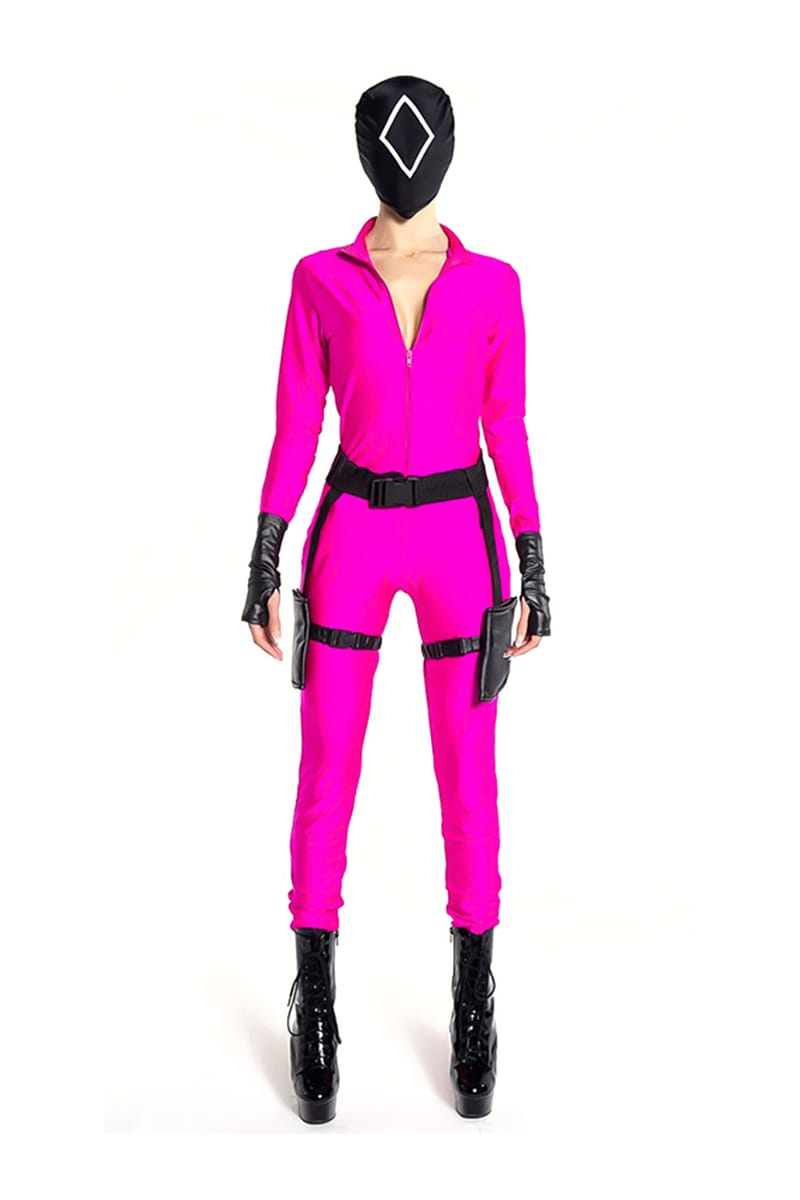 squid game pink jumpsuit costume