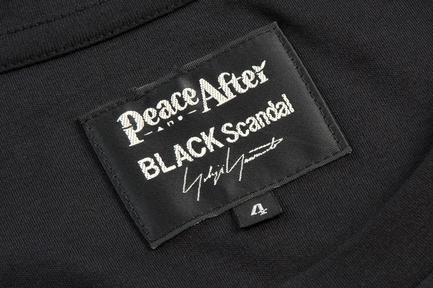 BLACK Scandal Yohji Yamamoto PEACE AND AFTER Capsule Release Hoodie Crewneck Sweater T Shirt Date Buy Price