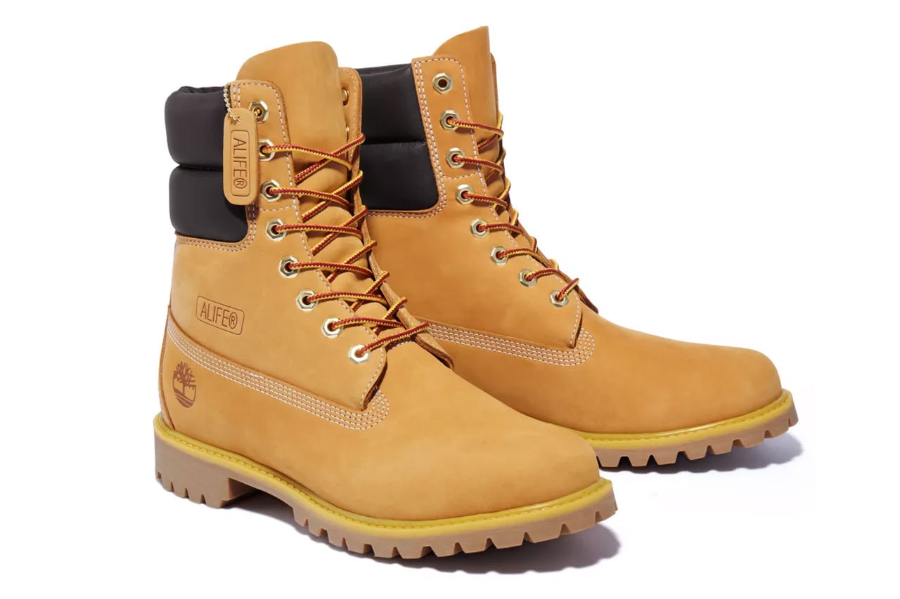 Alife and Timberland Elevate the Classic Wheat-Colored Boots Footwear