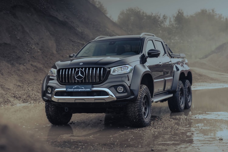 This 6-Wheeled Mercedes-Benz X 350d “Black Edition” Is Made for Off-Roading