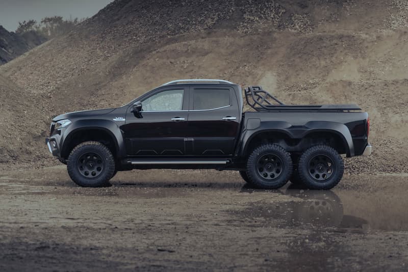 This 6-Wheeled Mercedes-Benz X 350d “Black Edition” Is Made for Off-Roading Automotive