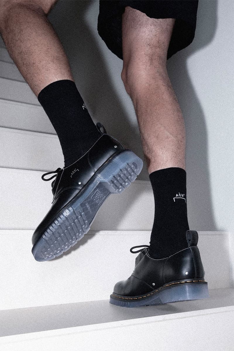 A-COLD-WALL* x Dr. Martens 1461 Bex Black Collaboration Release Information First Look Samuel Ross ACW London Designer Footwear Formal Fall Winter 2021 