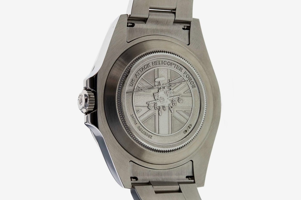 A Look at Some Interesting Caseback Engravings That Have Appeared on Rolex Watches Attack Helicopter bob's watches watchfinder domino's pizza milSub COMEX Sports Car Series Champion Daytona Submariner