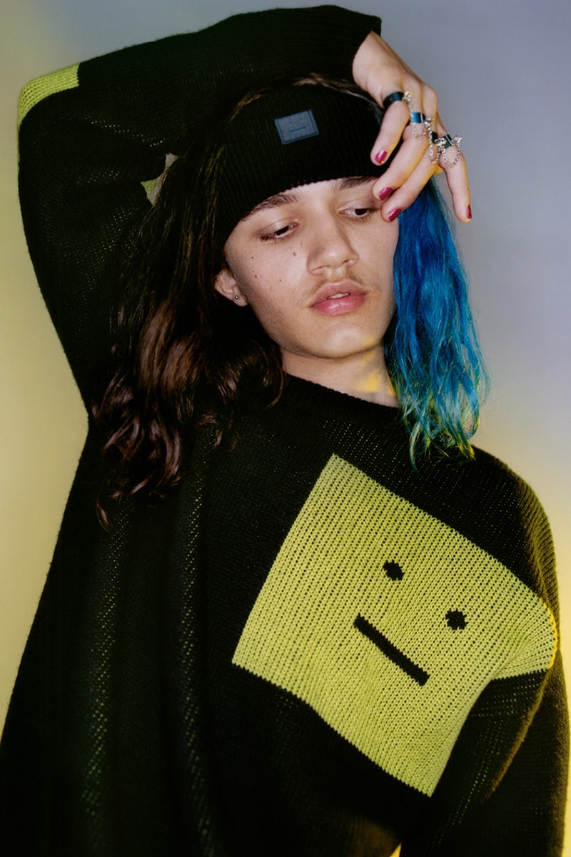 acne studios spring summer 2022 face collection lookbook campaign harley weir details