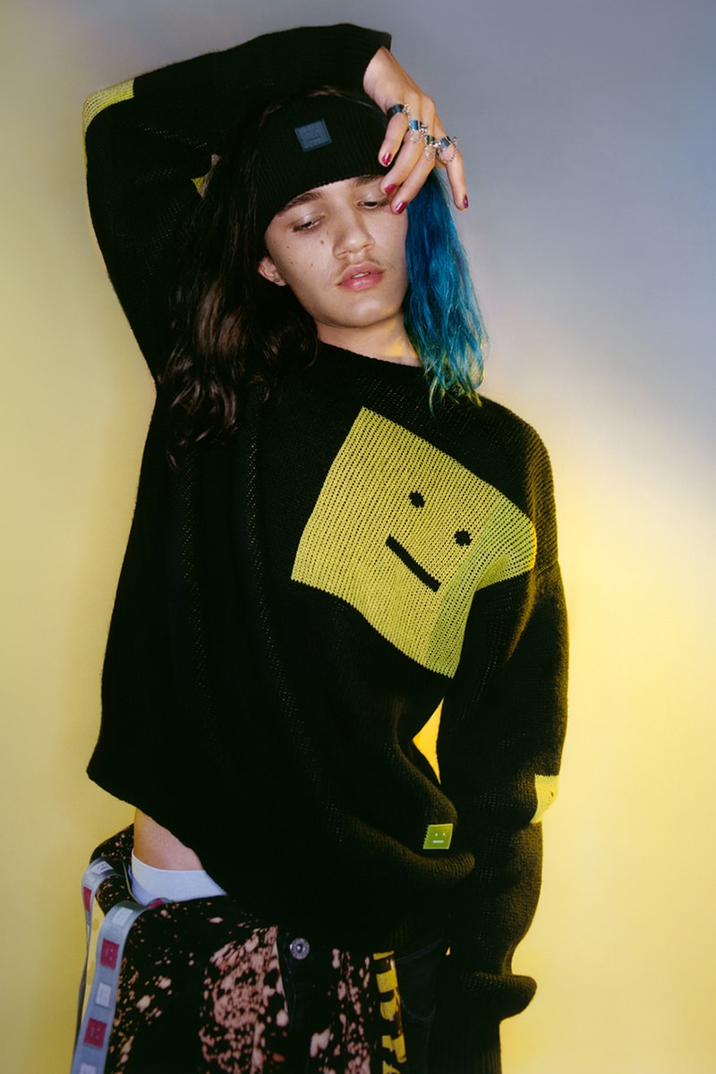 acne studios spring summer 2022 face collection lookbook campaign harley weir details