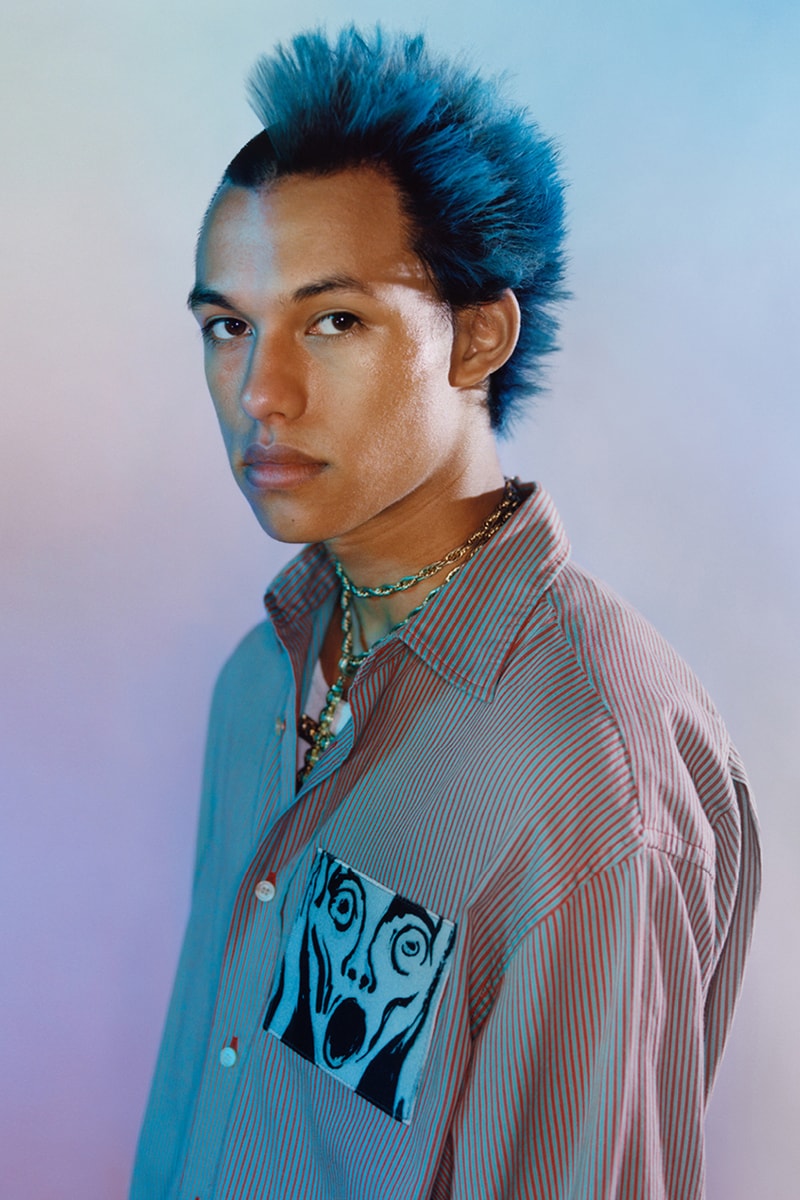 acne studios spring summer 2022 face collection lookbook campaign harley weir details