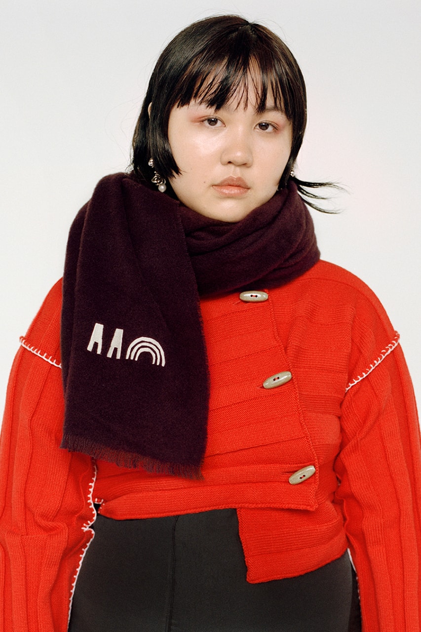 acne studios scarf personalization ronan mckenzie portraits editorial details information