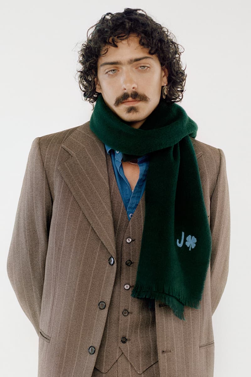 acne studios scarf personalization ronan mckenzie portraits editorial details information