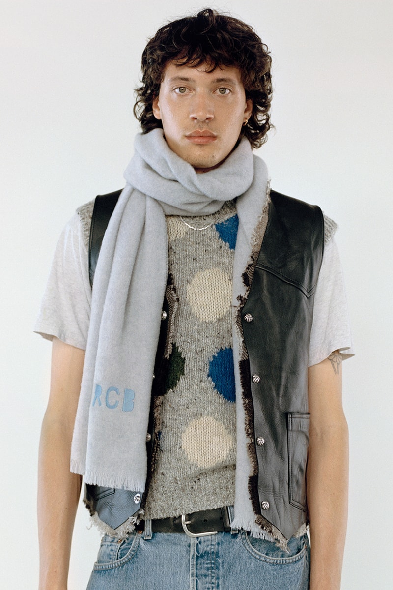 acne studios scarf personalization ronan mckenzie portraits editorial details information