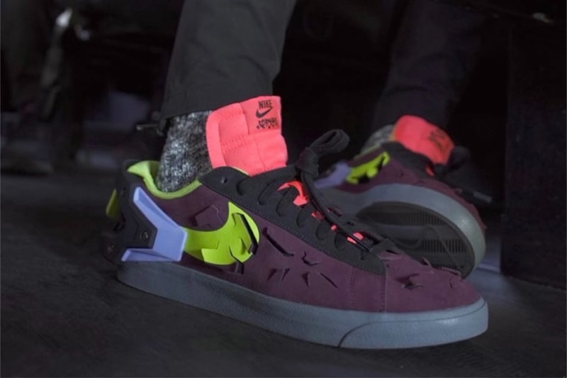 ACRONYM x Nike Blazer Low “Night Maroon” 2021 Release Collaboration Errolson Hugh