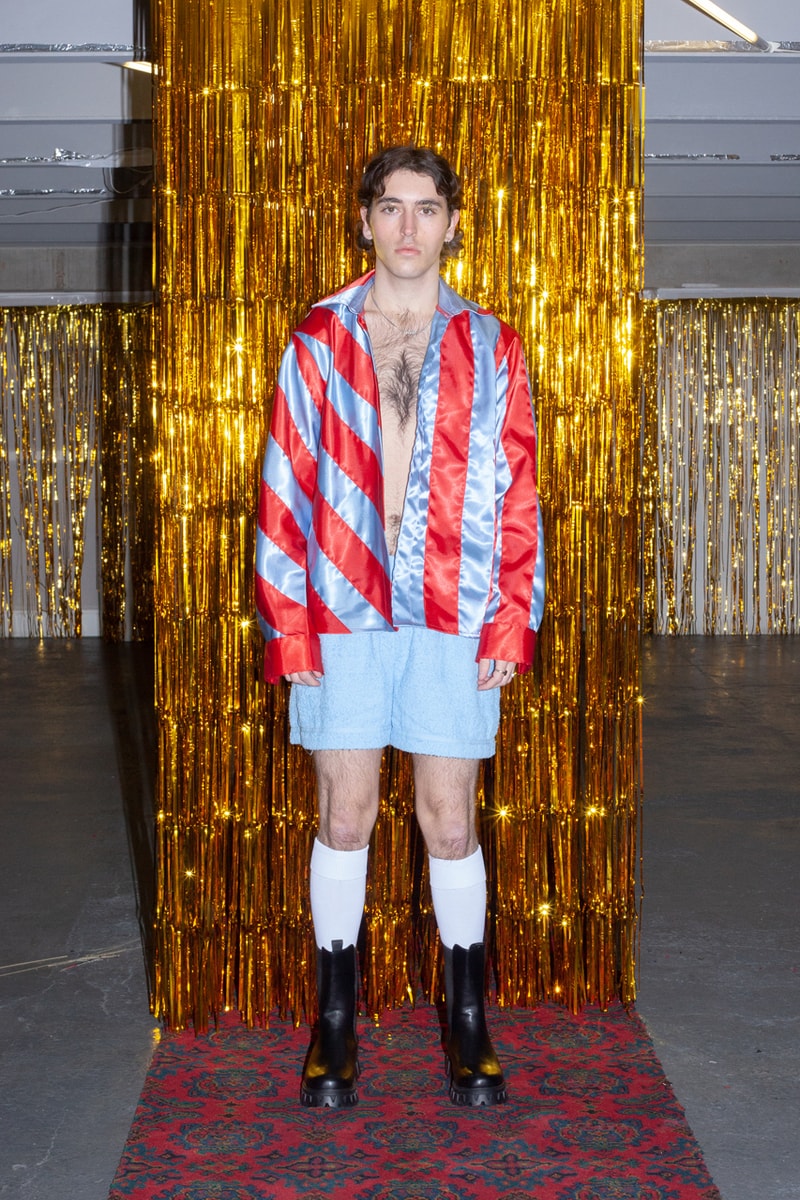 Adam Jones Fall/Winter 2021 Collection Camp Kitschy Cultural References Lookbook Emerging Designer