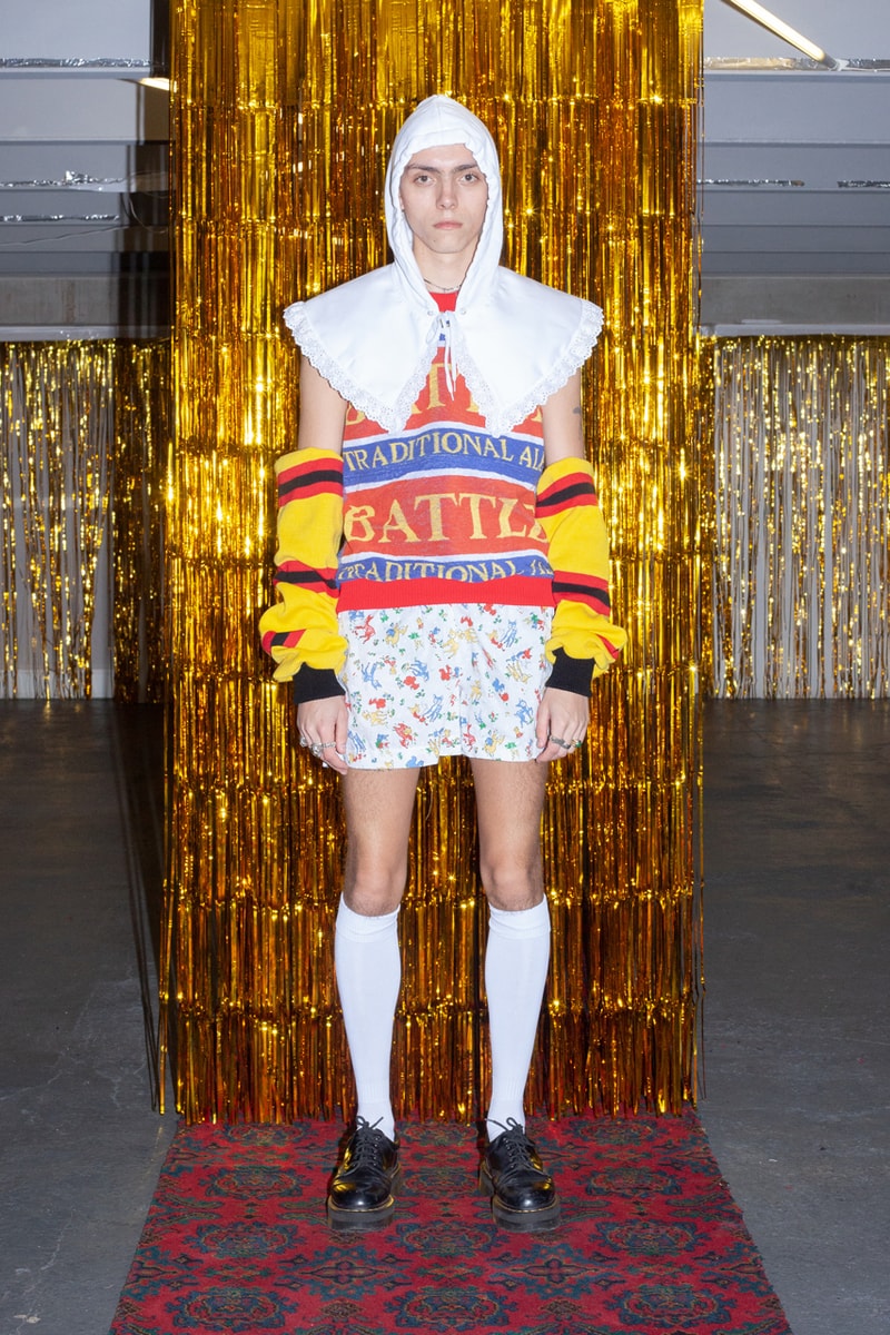 Adam Jones Fall/Winter 2021 Collection Camp Kitschy Cultural References Lookbook Emerging Designer