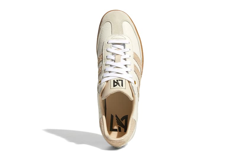 Adidas Releases Samba and Gazelle Sneakers Celebrating LAFC and LA Galaxy linen off white suede navy white soccer football club gum 90 100 usd release info price date