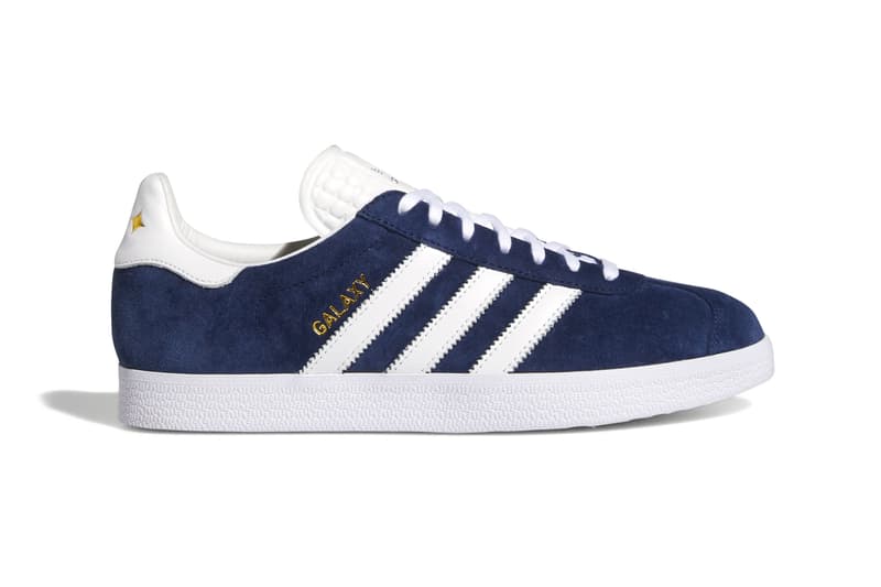 Adidas Releases Samba and Gazelle Sneakers Celebrating LAFC and LA Galaxy linen off white suede navy white soccer football club gum 90 100 usd release info price date