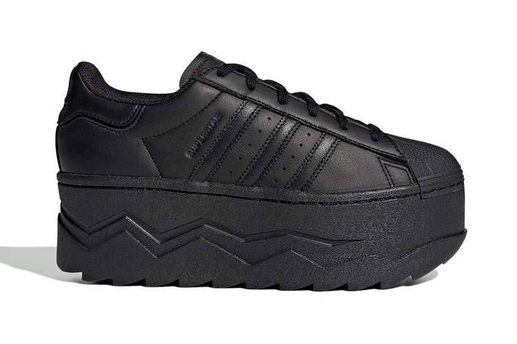 Check out the adidas Originals Superstar Platform "Triple Black"