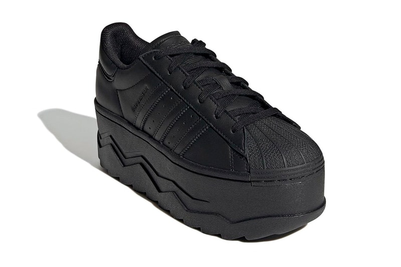 adidas Originals Superstar Platform Triple Black First Look Release Info gz9126 Date Buy Price 