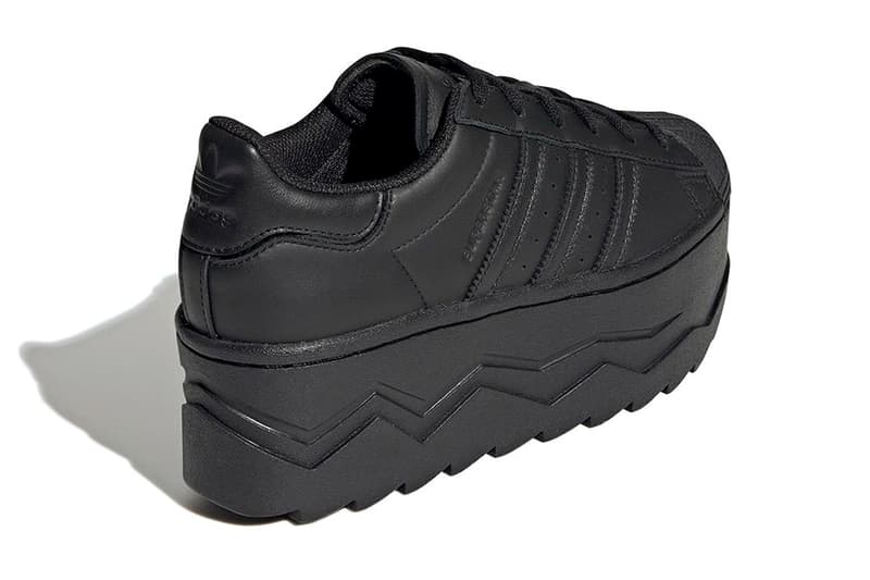 adidas Originals Superstar Platform Triple Black First Look Release Info gz9126 Date Buy Price 