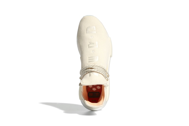 adidas x Pharrell Williams HU NMD N.E.R.D. Chalk White / Glow Orange / Clear Mint GW0246 Restock Release Information Drop Date