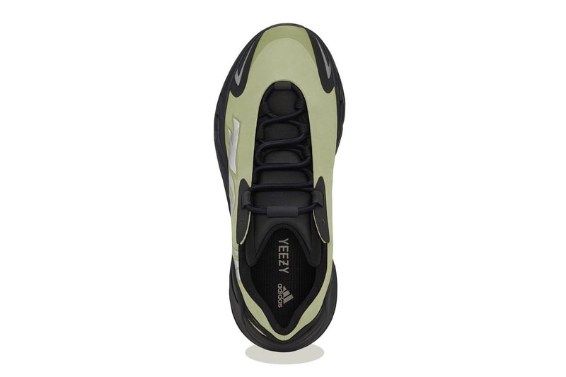 the adidas Yeezy Boost 700 MNVN “Resin” Official Look footwear sneakers ye nylon suede green black
