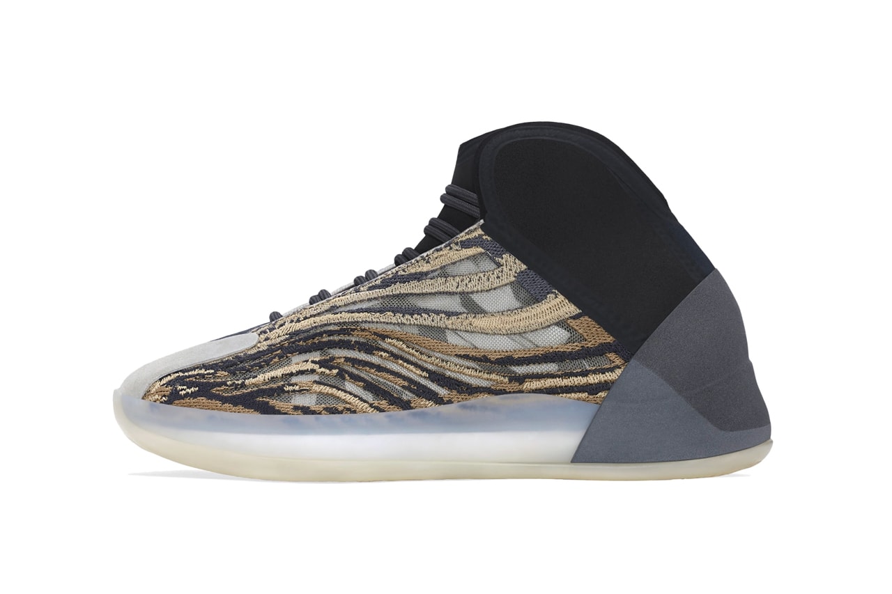 adidas YEEZY QNTM YZY "Amber Tint" Kanye West Sneaker Basketball Silhouette Release Information Drop Date Three Stripes Adults Kids Infants