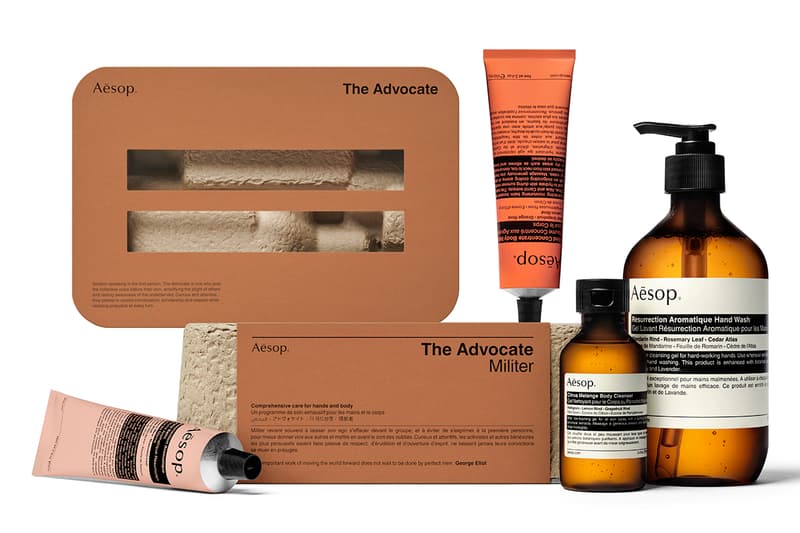 aesop christmas holidays gift kits 2021 anatomy of generosity foundation charity details information donation