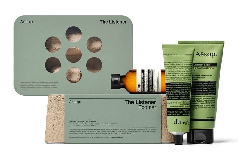 aesop christmas holidays gift kits 2021 anatomy of generosity foundation charity details information donation