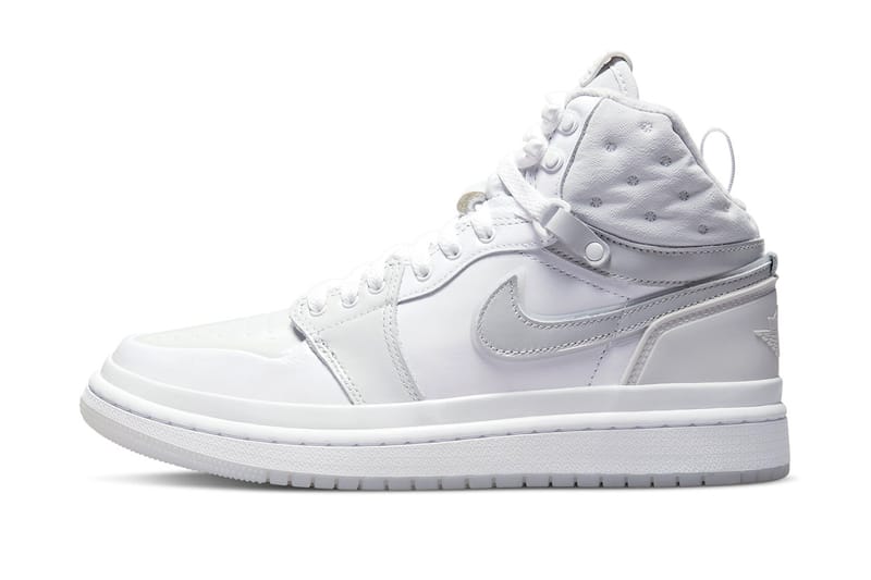 The Air Jordan 1 Acclimate Slips on a Clean White and Gray Colorway