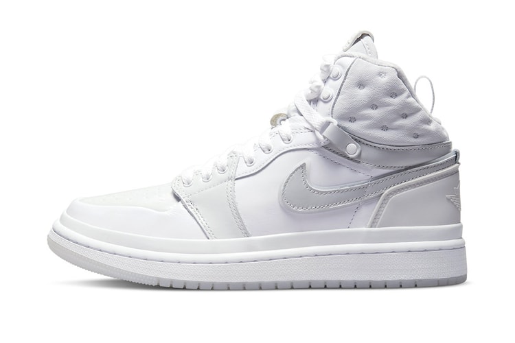 The Air Jordan 1 Acclimate Slips on a Clean White and Gray Colorway