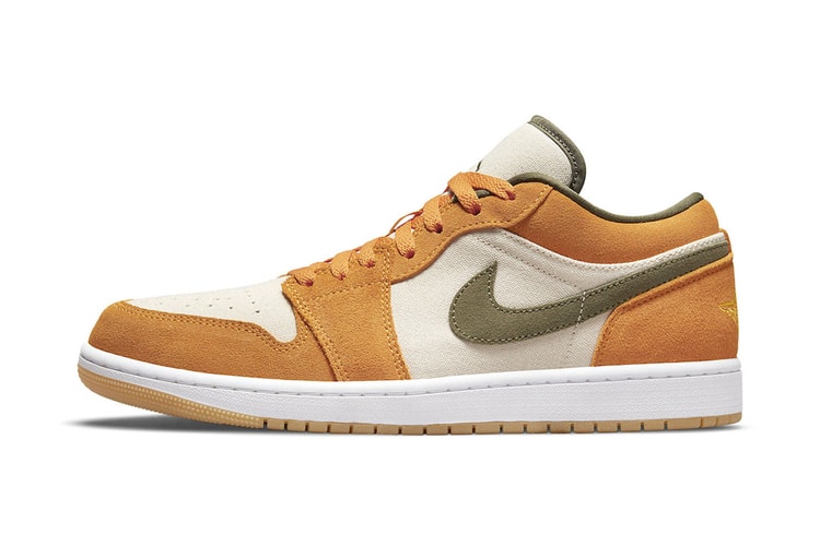 The Air Jordan 1 Low Gets Dressed in Fall-Ready Orange and Olive Hues