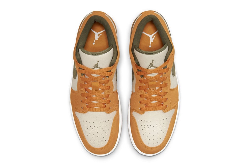 Air Jordan 1 Low DH6931-102 Orange/Olive Release 2021 Jordan Brand