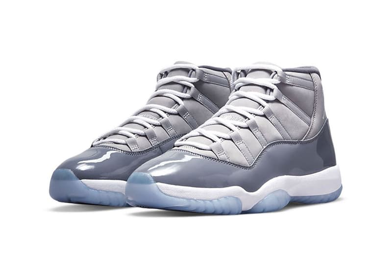 Official Look at the Air Jordan 11 “Cool Grey” Footwear 