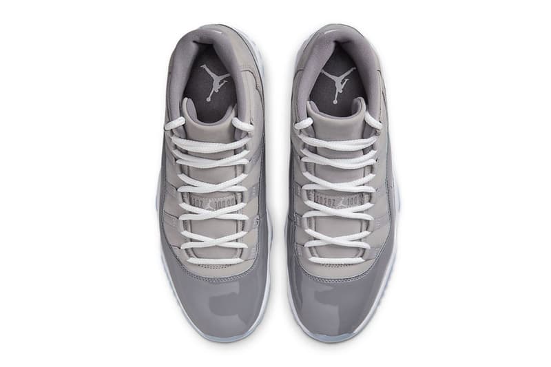 Official Look at the Air Jordan 11 “Cool Grey” Footwear 