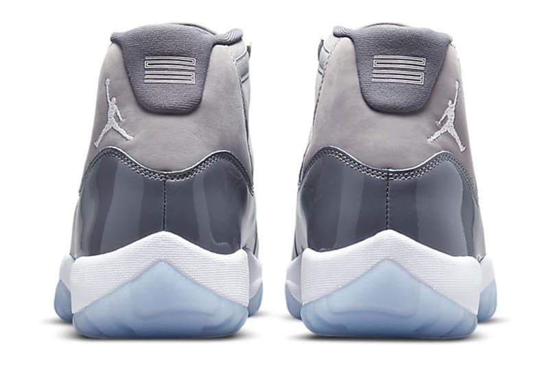 Official Look at the Air Jordan 11 “Cool Grey” Footwear 