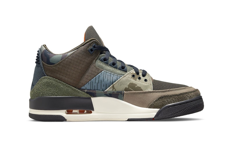 Air Jordan 3 Camo Official Look Release Info DO1830-200 Date Buy Price Dark Hazel Multi-Color