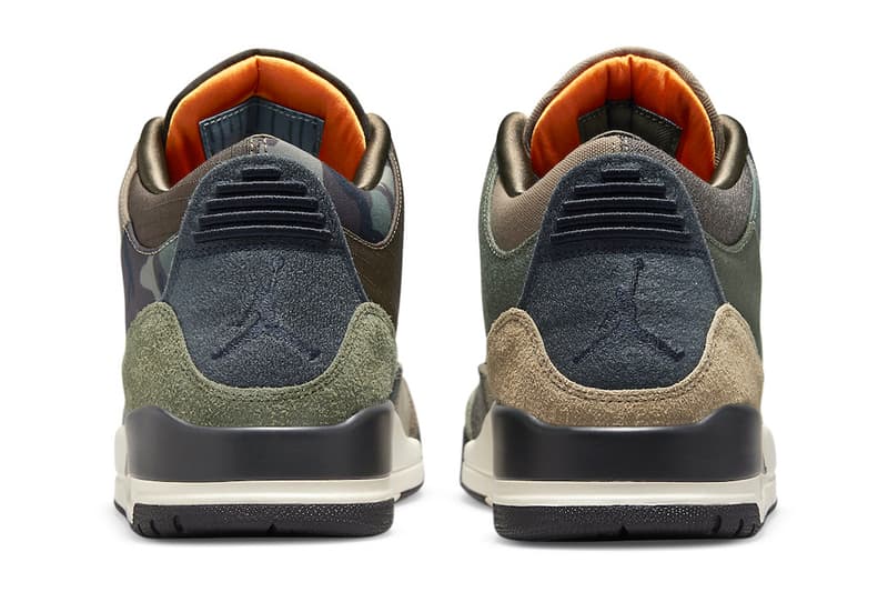 Air Jordan 3 Camo Official Look Release Info DO1830-200 Date Buy Price Dark Hazel Multi-Color