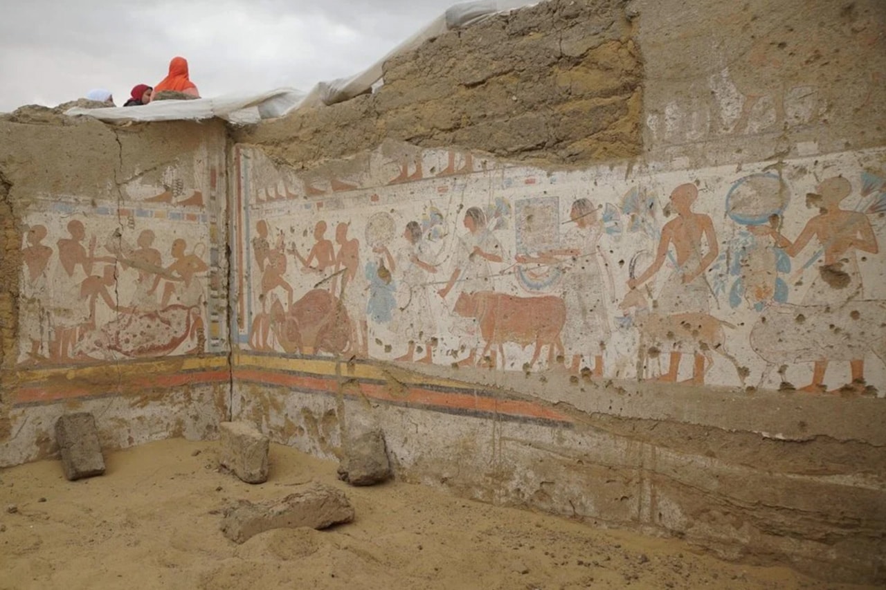 Ancient Egyptian Tomb Ramses II Ptah-M-Wiah Saqqara 