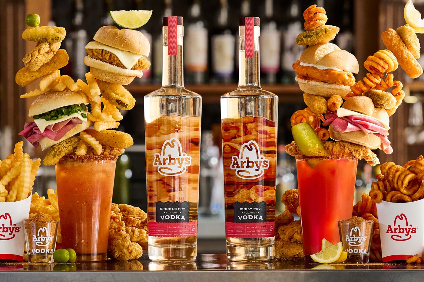 Arby's Limited-Edition Curly Fry Crinkle Fry Vodka Release